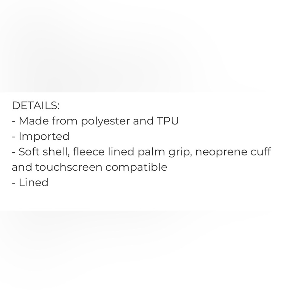 NWT Pistil Burke Neoprene Gloves - Picture 6 of 6